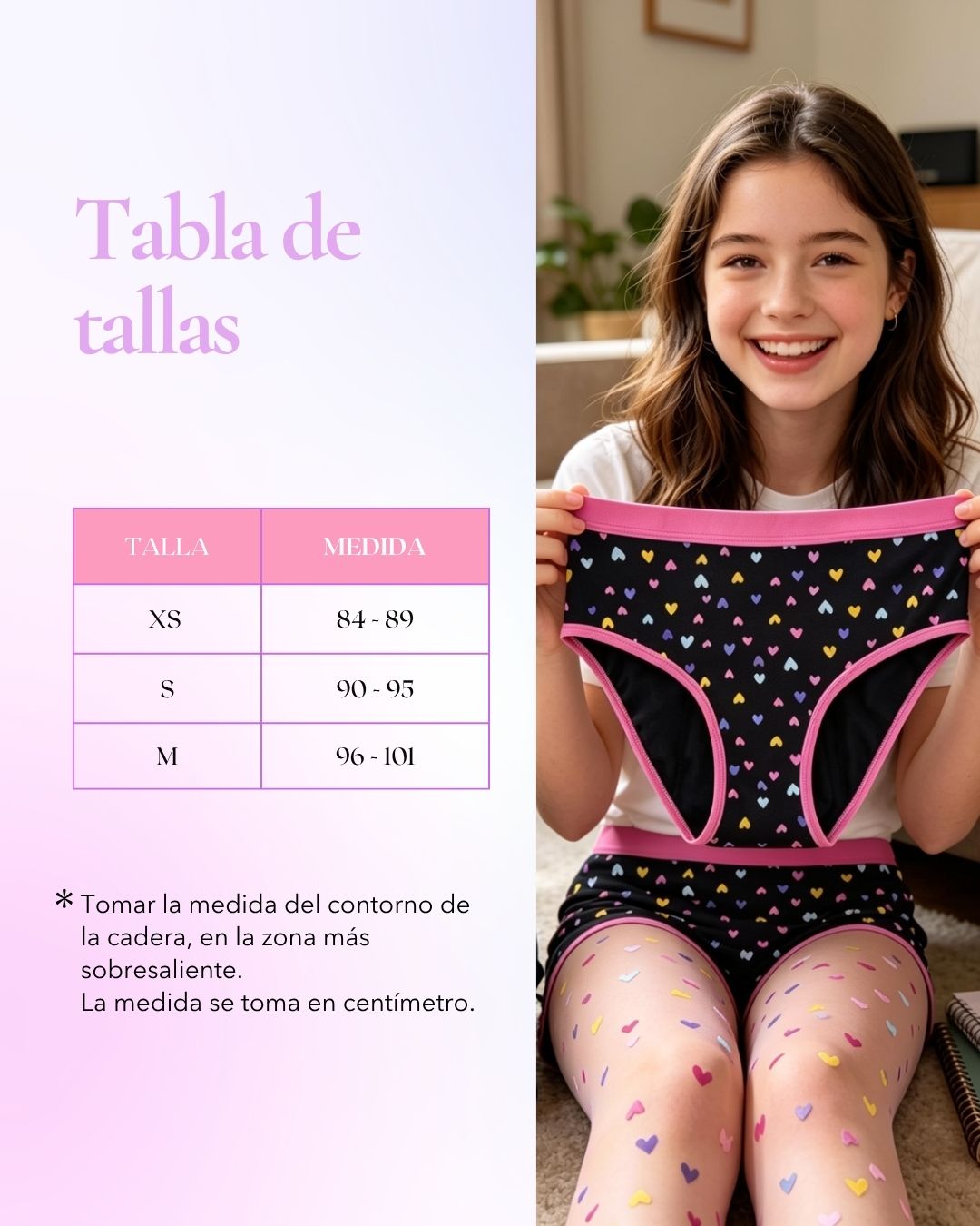 Calzón menstrual TEENS